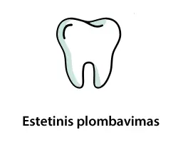 Estetinis dantų plombavimas vilniuje