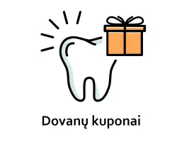 Odontologijos paslaugu dovanu kuponai